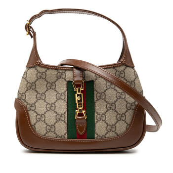 Gucci Pre-owned Gucci Mini GG Supreme Web Jackie 1961 Crossbody
