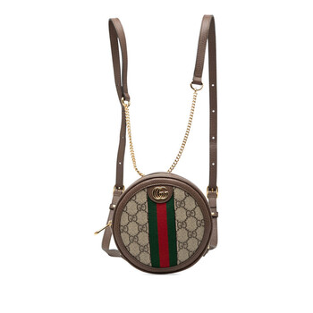 Gucci Pre-owned Gucci Canvas Sylvie Baiadera Web Drawstring  display picture 3
