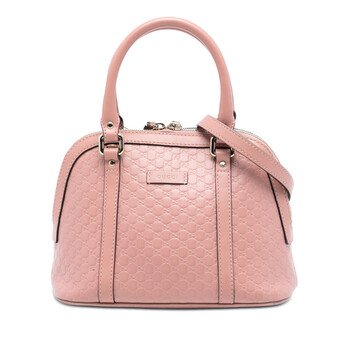 Pre-owned Gucci Mini Microguccissima Dome Satchel Ladies 449654 527066 EYGESMS50RJFTC5Q