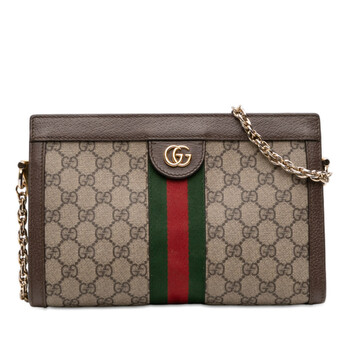 Gucci Pre-owned Gucci Canvas Interlocking G Web Clutch Ladies