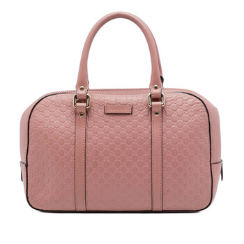 Gucci Pre-owned Gucci Large Microssima Dome Satchel Ladies