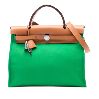 Hermes Pre-owned Hermes Toile Herbag Zip 31 Ladies
