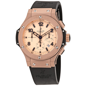 Pre-owned Hublot Big Bang Chronograph Matt Gold (SatinFinish) Dial Men's Watch 301.PI.500.RX