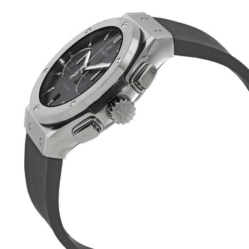 Pre-owned Hublot Classic Fusion Chronograph Automatic Grey Dial Men's Watch 521.NX.7071.RX