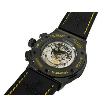 Pre-owned Hublot Classic Fusion Pele Chronograph Skeleton Dial Men's Watch 525.CM.0179.VR.PEL14