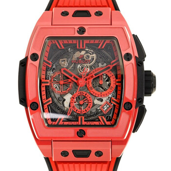 Pre-owned Hublot Spirit Of Big Bang Red Magic Chronograph Automatic Men's Watch 642.CF.0113.RX