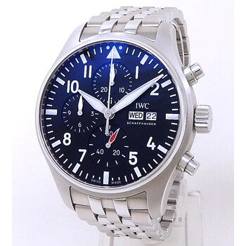 IWC Pilot Automatic Chronograph Black Dial Men