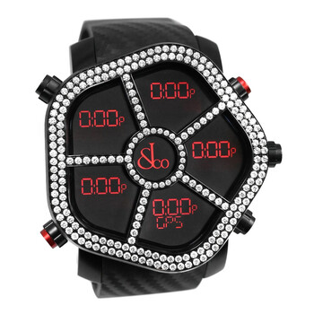 Pre-owned Jacob & Co. 330.100.1 Multifunction Diamonds Black Black Dial Men's Watch 330.100.1 Pre-owned Jacob & Co. 330.100.1 Multifunction Diamonds Black Black Dial Men's Watch 330.100.1