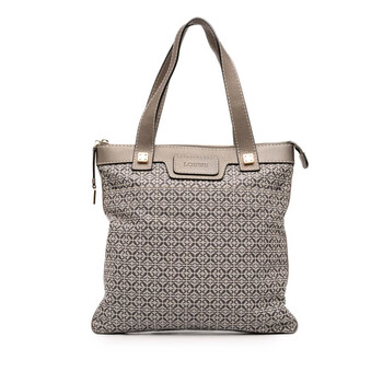 Loewe Pre-owned Loewe Anagram Canvas New Road Hobo Ladies
