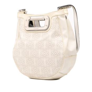 Pre-owned Loewe Anagram Leather Satchel Ladies 290802