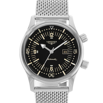 Pre-owned Longines Heritage Black Dial Men's Watch L3.374.4.50.6