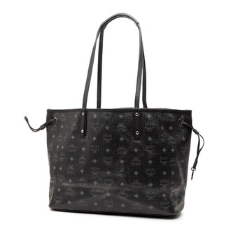 Pre-owned MCM Visetos Coated Canvas Tote Ladies K3428