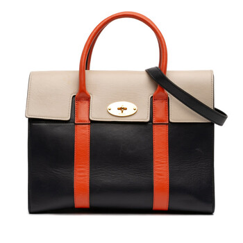 Pre-owned Mulberry Tricolor Smooth Calfskin Bayswater Satchel Ladies 1UZZRBVQPRS6RVPM