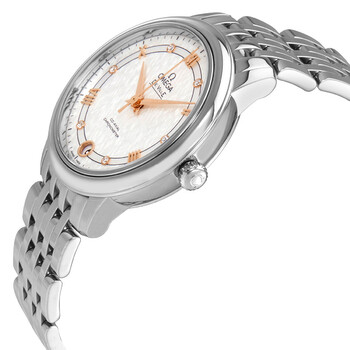 Pre-owned Omega De Ville Prestige Automatic Silver Dial Ladies Watch 424.10.33.20.52.001