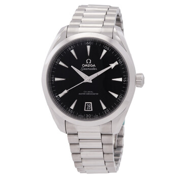 Omega Pre-owned Omega Seamaster Aqua Terra Black Dial Men's Watch