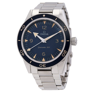 Pre-owned Omega Seamaster Automatic Chronometer Blue Dial Men's Watch 234.30.41.21.03.001