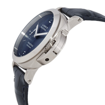 Pre-owned Panerai Luminor Automatic Blue Dial Men's Watch PAM01270