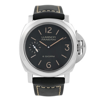 Pre-owned Panerai Luminor Base Black Dial Men's Watch PAM00915 Pre-owned Panerai Luminor Base Black Dial Men's Watch PAM00915