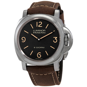 Pre-owned Panerai Luminor Black Dial Men's Watch PAM00914