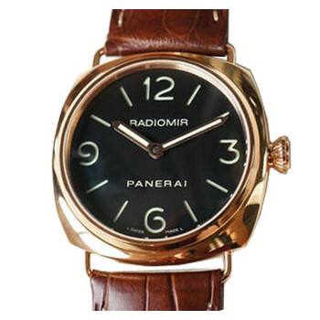 Pre-owned Panerai Radiomir Base Black Dial Men's Watch PAM00231