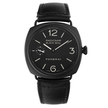 Pre-owned Panerai Radiomir Black Seal Black Dial Men's Watch PAM00292