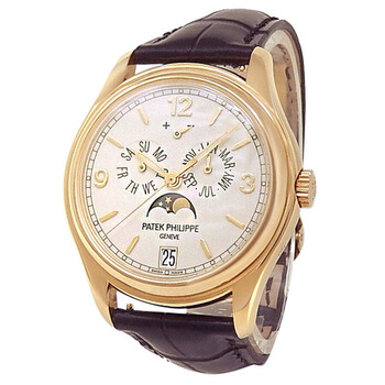 Pre-owned Patek Philippe Complications Gold Dial Men's Watch 5146J-001