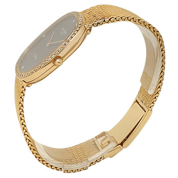 Pre-owned Patek Philippe Ellipse Quartz Diamond Blue Dial Ladies Watch 3875/1J