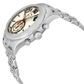 Pre-owned Patek Philippe Grand Complications Chronograph Silver Dial Stainless Steel Men's Watch 5960-1A