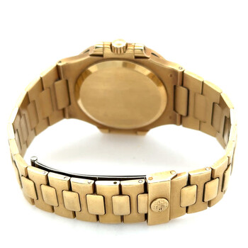 Pre-owned Patek Philippe Nautilus Automatic Diamond Champagne Dial Men's Watch 3800/003