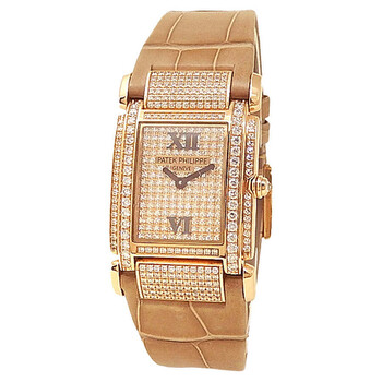 Pre-owned Patek Philippe Twenty 4 Diamond Diamond Pave 147 diamonds (0.78ct). Dial Ladies Watch 4910R