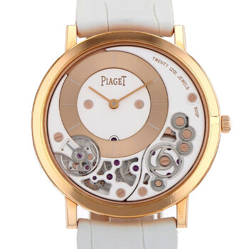 Pre-owned Piaget Altiplano Hand Wind White Dial Ladies Watch G0A42110