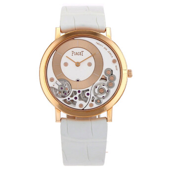 Pre-owned Piaget Altiplano Hand Wind White Dial Ladies Watch G0A42110