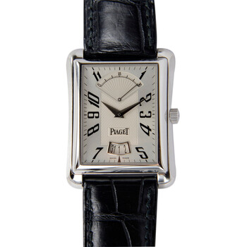 Pre-owned Piaget Emperador White Dial Men's Watch G0A30019