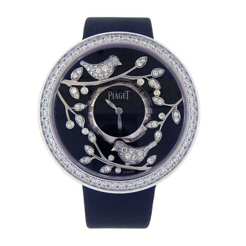 Pre-owned Piaget Limelight Garden Party Quartz Diamond Black Dial Ladies Watch G0A36169