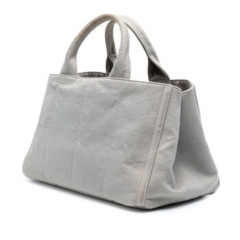 Pre-owned Prada Canvas Canapa Bijoux Satchel KZHSDVGGD7MMTRQX