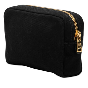 Pre-owned Prada Canvas Canapa Logo Pouch 3MYETJD0YUPF4YPM