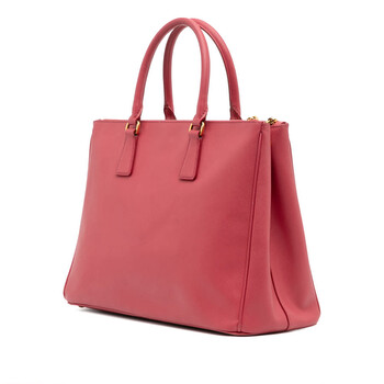 Pre-owned Prada Large Saffiano Lux Galleria Double Zip Tote Ladies 7HB5TR07DI2GINLK