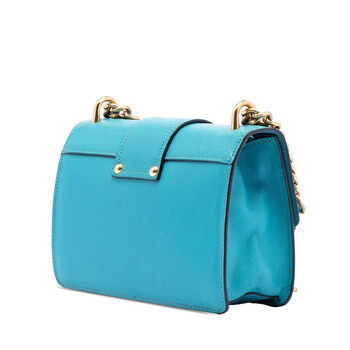 Pre-owned Prada Saffiano Lux Turnlock Chain Crossbody JVSZOHU9VT2VCAVA