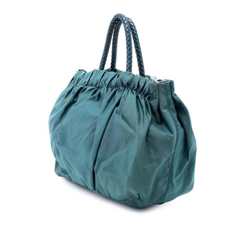Pre-owned Prada Tessuto Bow Satchel 1ZCADFZ4G6QRRF14
