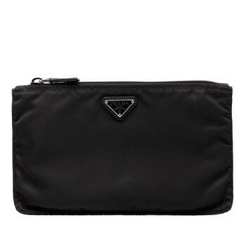 Pre-owned Prada Tessuto Zip Clutch W20H8AVND7XVEK48