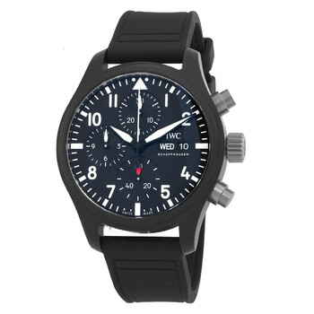 IWC Pilot Top Gun Chronograph Automatic Black Dial Men's Watch