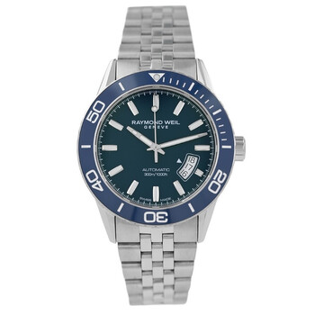 Pre-owned Raymond Weil Freelancer Blue Dial Men's Watch 2760-ST3-50001 Pre-owned Raymond Weil Freelancer Blue Dial Men's Watch 2760-ST3-50001