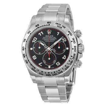 Pre-owned Rolex Cosmograph Daytona Chronograph Black Dial Men's Watch 116509BKAO