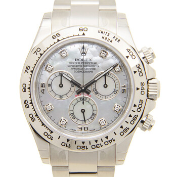 Pre-owned Rolex Cosmograph Daytona Chronograph Diamond Mother of Pearl Dial Men's Watch 116509MDO Pre-owned Rolex Cosmograph Daytona Chronograph Diamond Mother of Pearl Dial Men's Watch 116509MDO