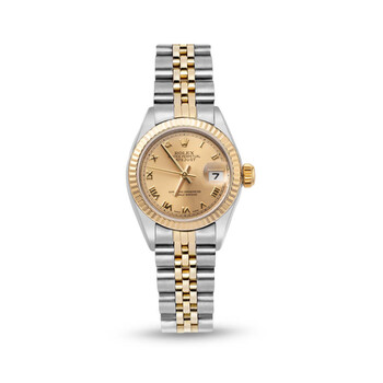 ROLEX ロレックス 69173 コマ 金属ベルト コンビ レディース Rolex Pre-owned Rolex Datejust Automatic Chronometer Champagne