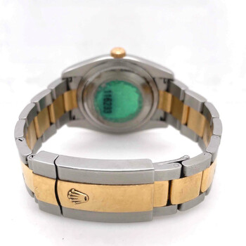 Pre-owned Rolex Oyster Perpetual Datejust 36 Silver and black Dial Men's Watch 116233BKSSO