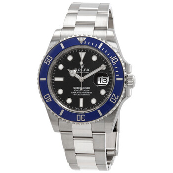 Rolex Submariner Date Blue Dial 18K White Gold Oyster Bracelet