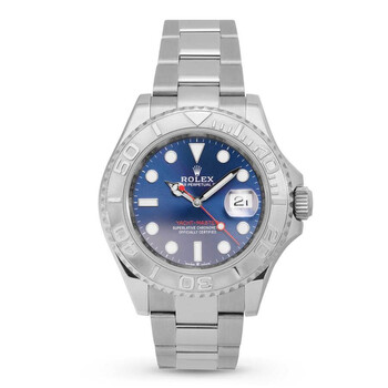 Pre-owned Rolex Yacht-Master Automatic Chronometer Blue Dial Men's Watch 126622 BLSO