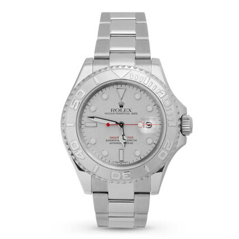 Pre-owned Rolex Yacht-Master Automatic Chronometer Grey Dial Men's Watch 16622 GYSO