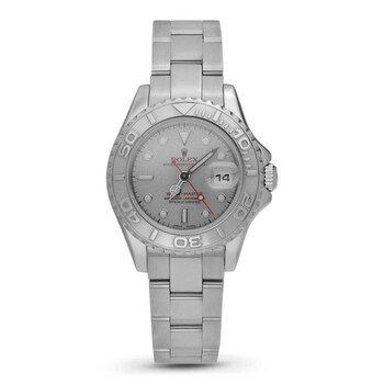 Pre-owned Rolex Yacht-Master Automatic Chronometer Grey Dial Men's Watch 169622 GYSO